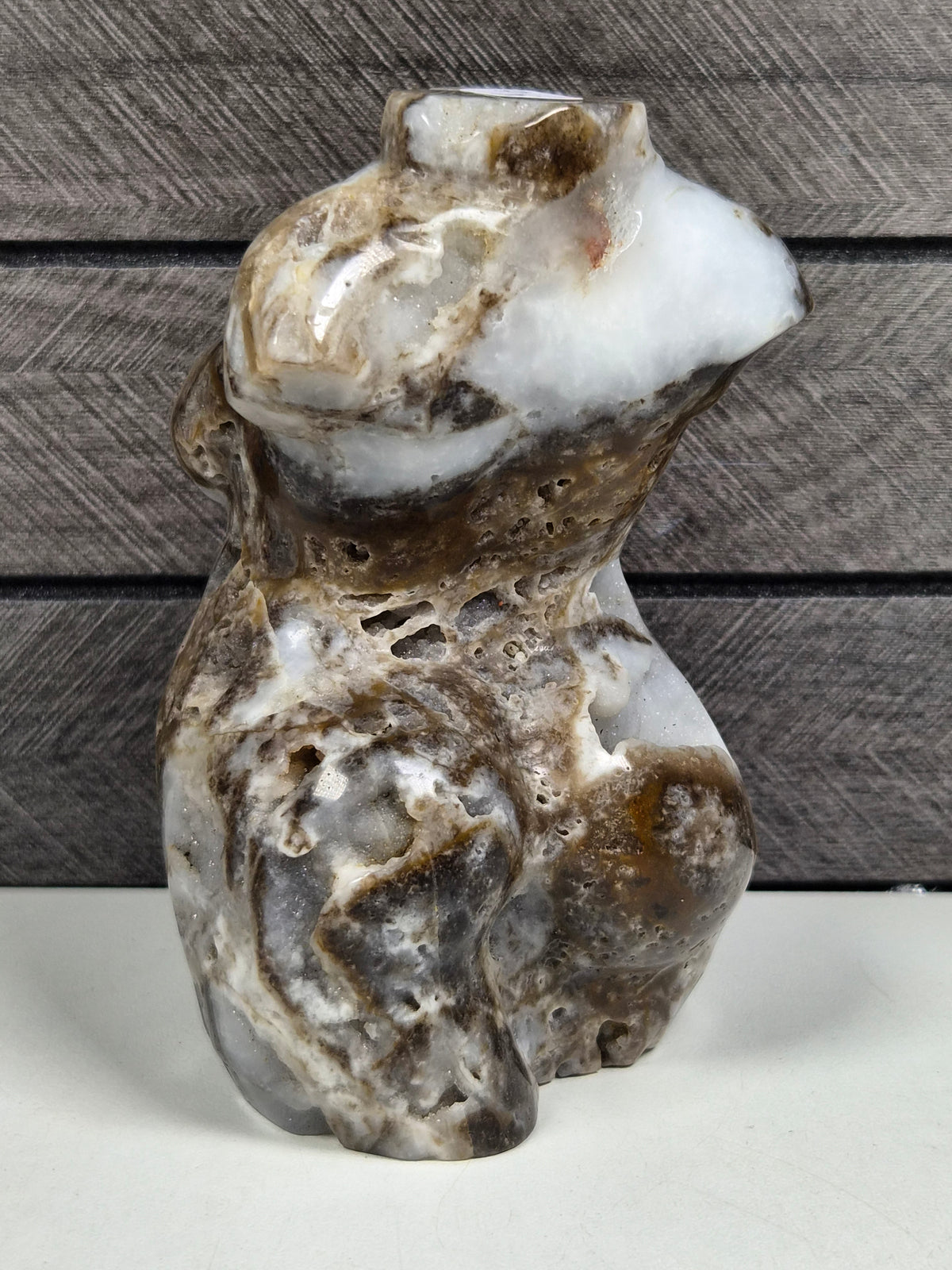 Chalcedoon Mix Curvy Lady 484 gram