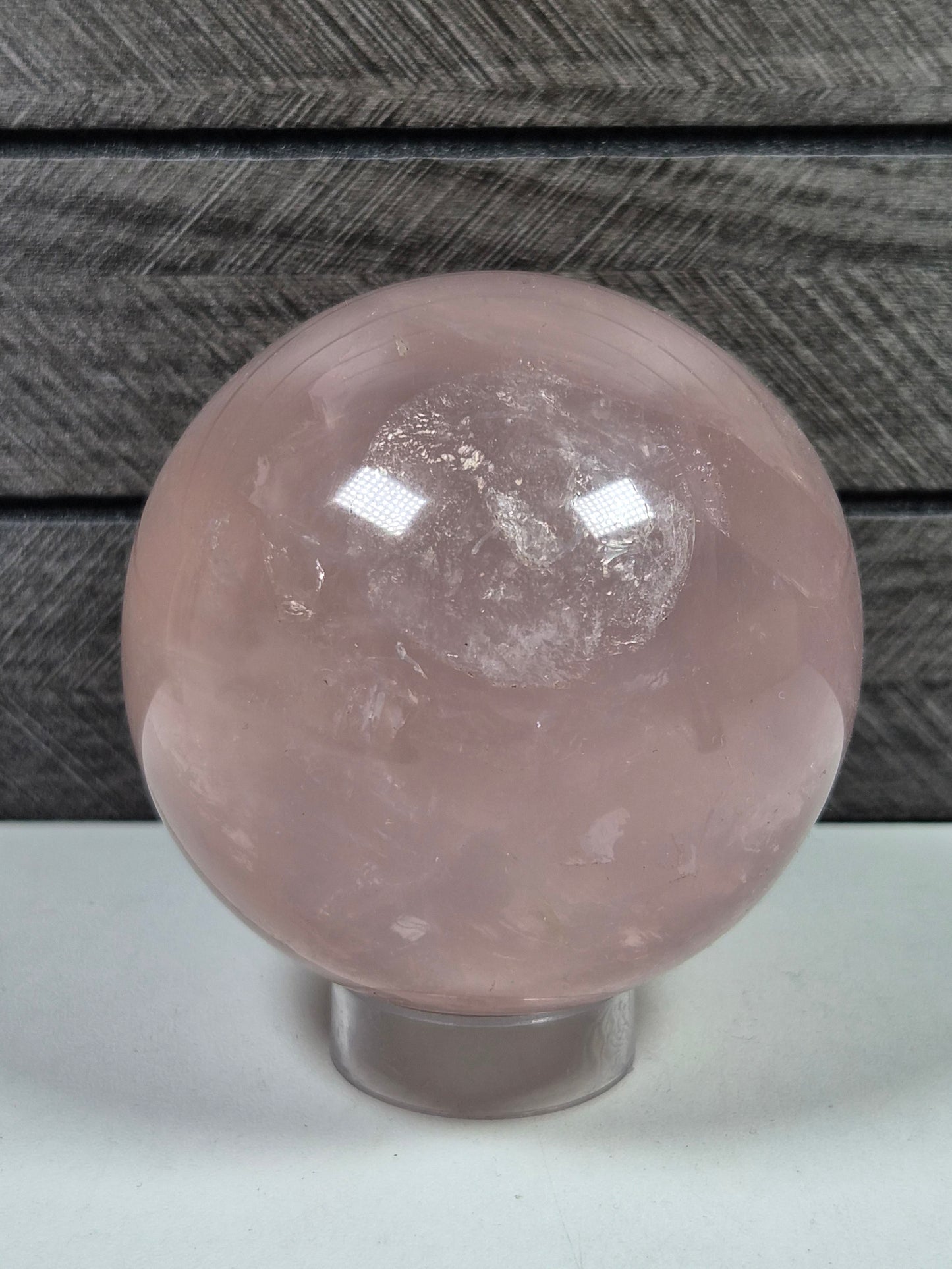 Rozenkwarts met Starflash bol 558 gram