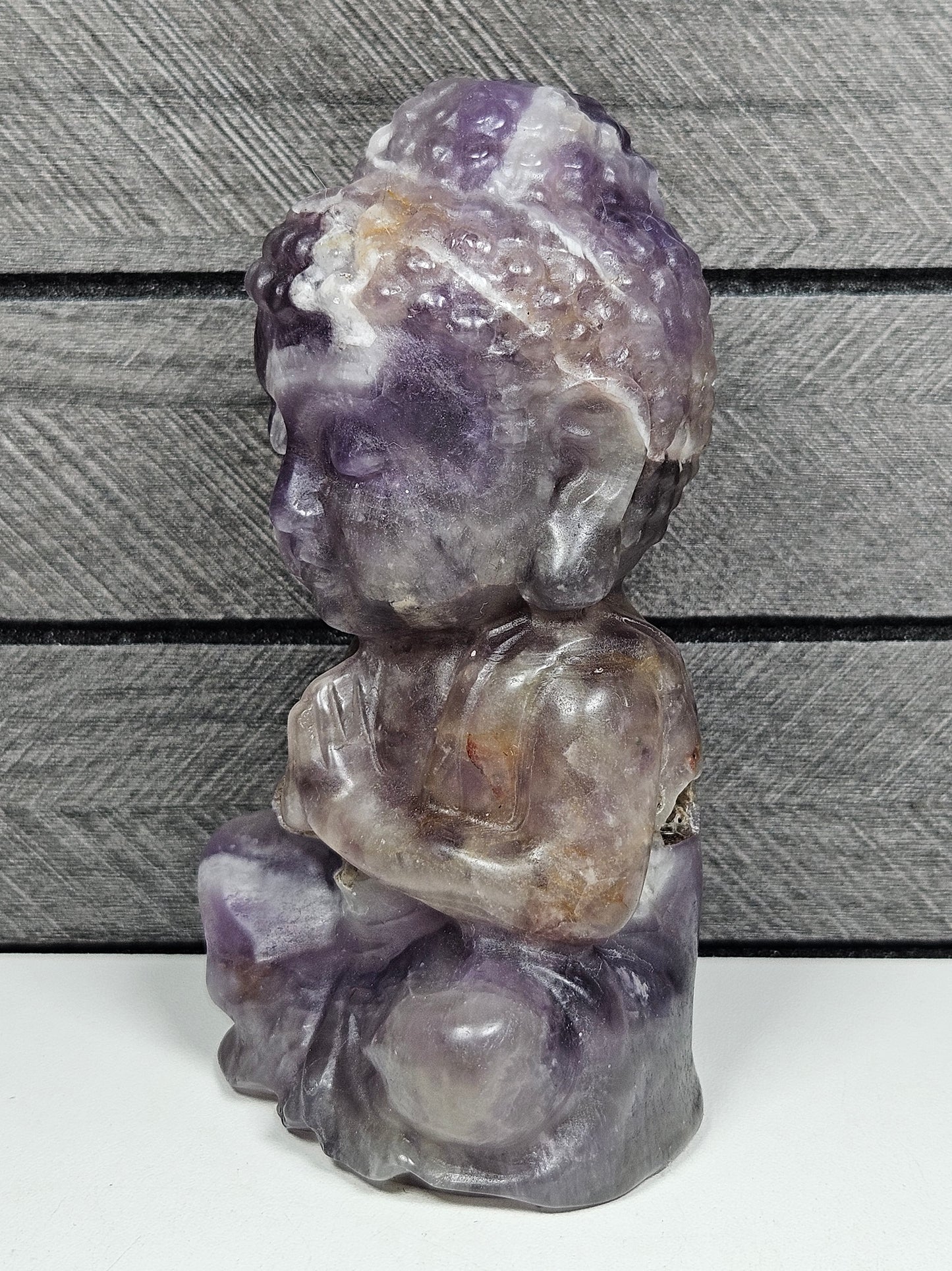 Dream Amethist Buddha 466 gram