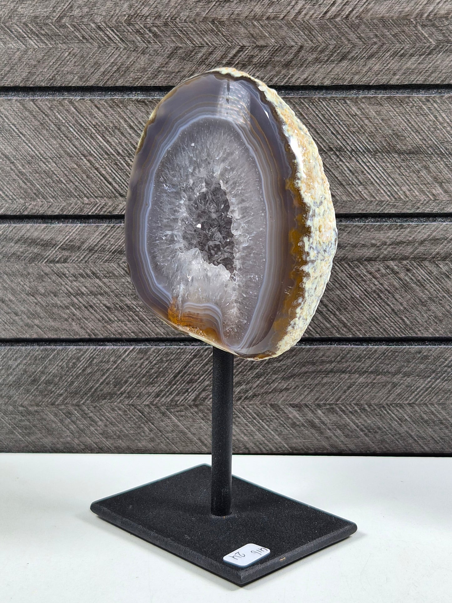 Agaat Geode op Standaard 416 gram