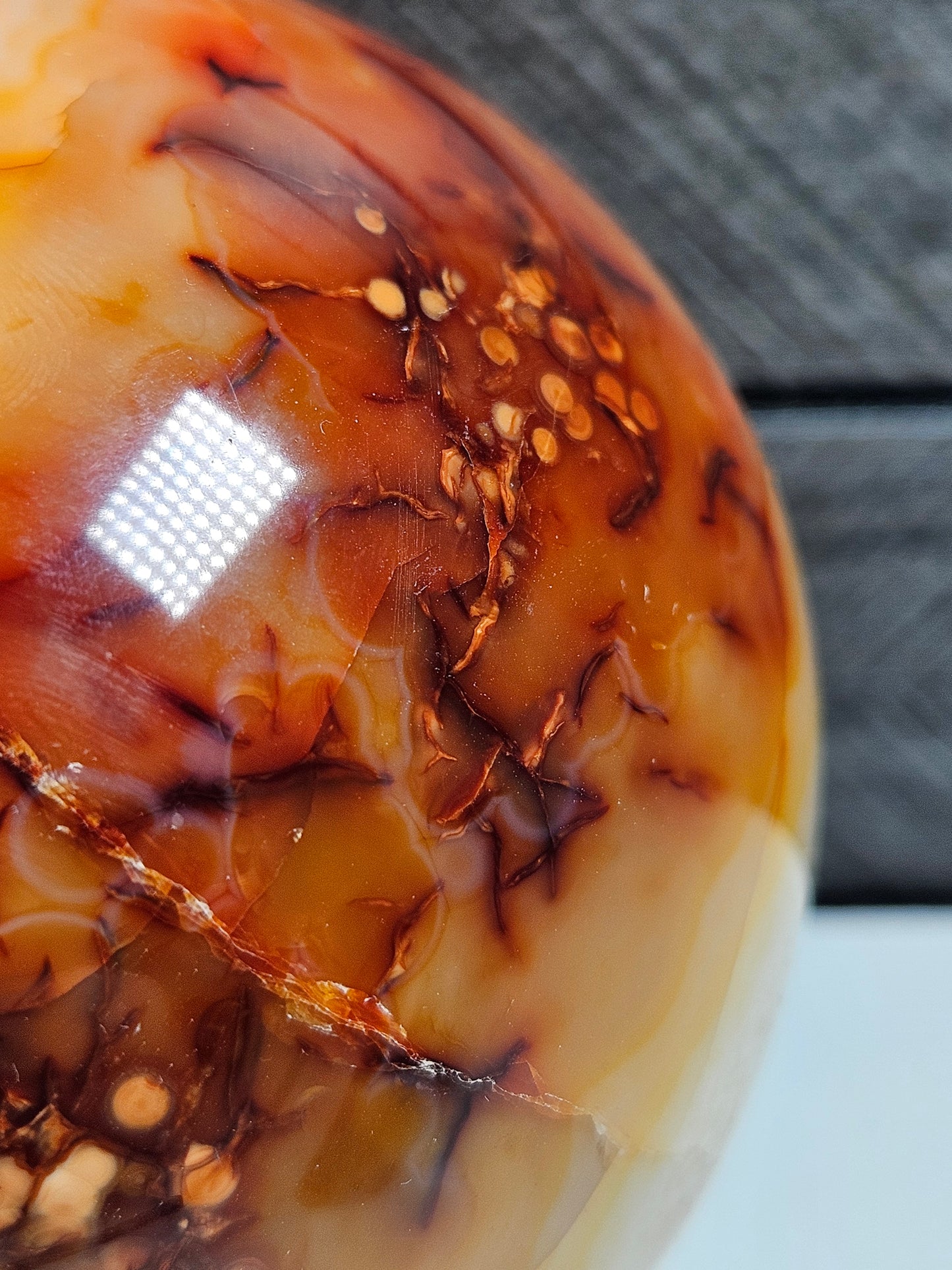 Carneool bol 766 gram