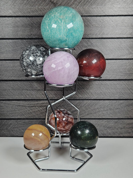 7 bollenhouder zilver