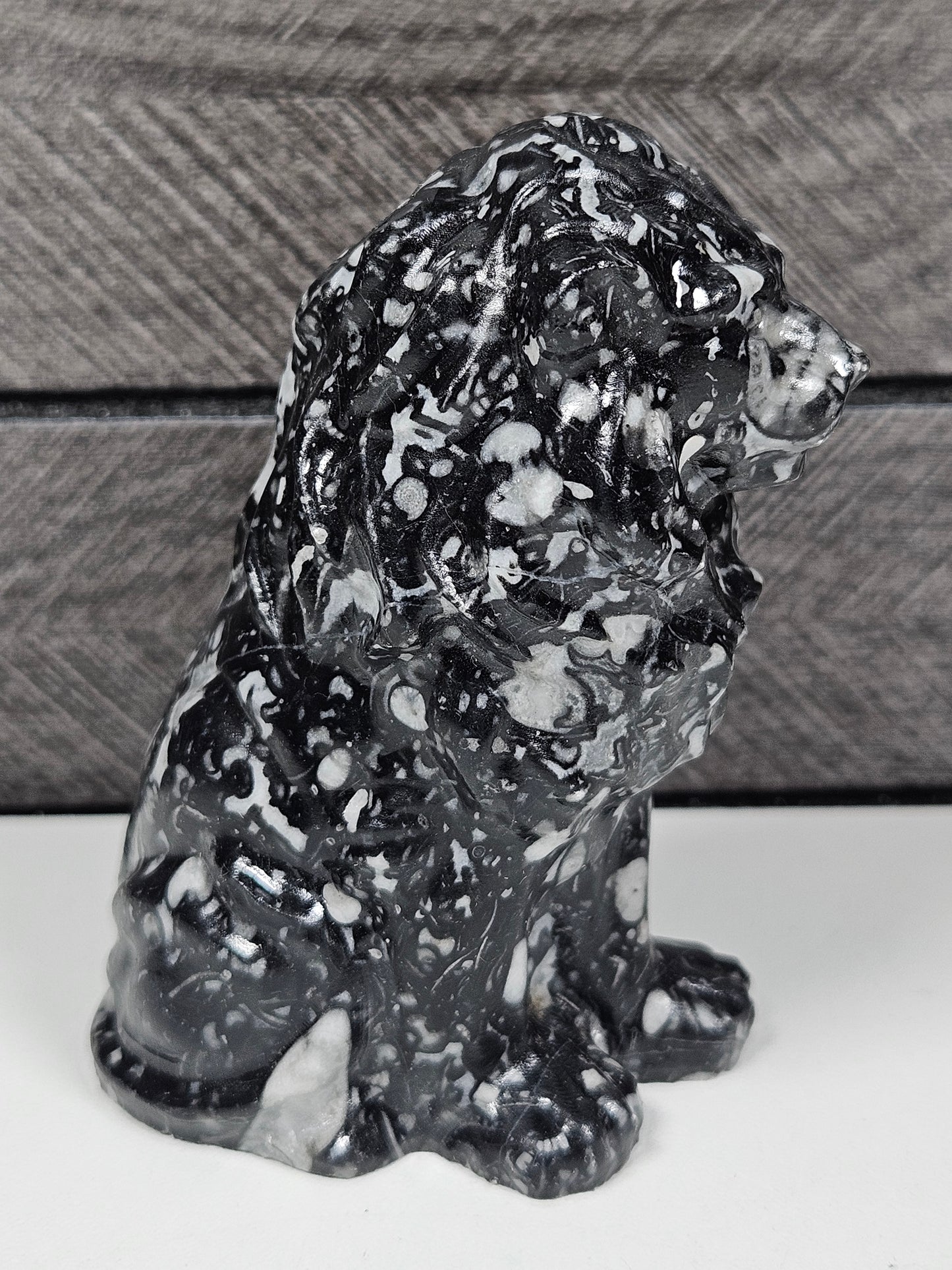 Fossiel Jaspis Leeuw 225 gram