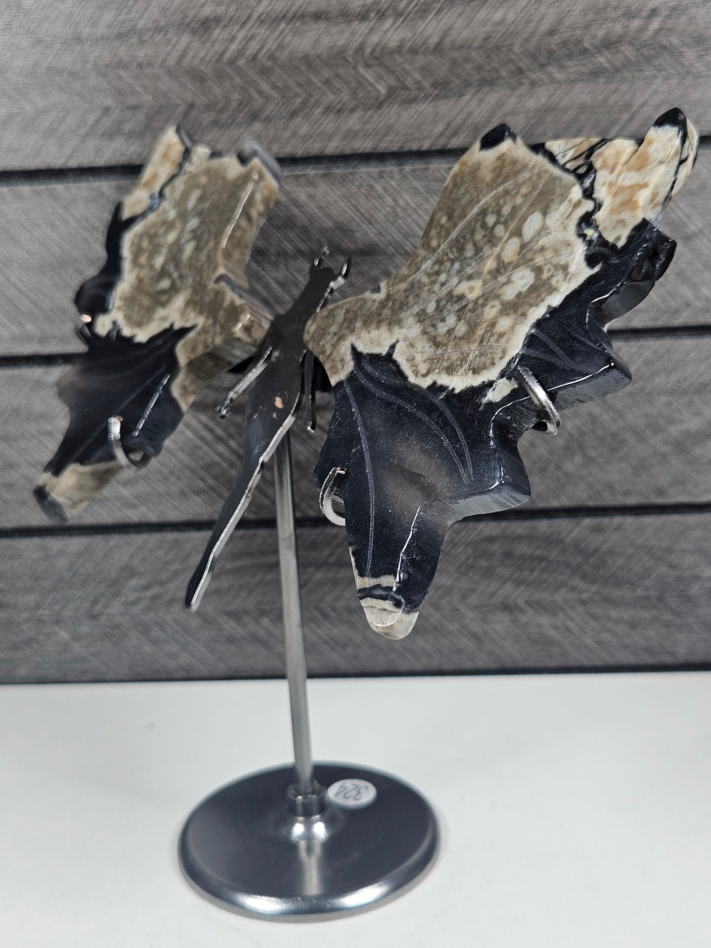 Vulkaan agaat Duivel Dame 324