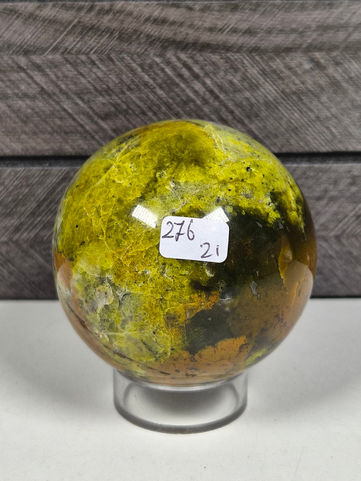 Groene Opaal bol 276 gram