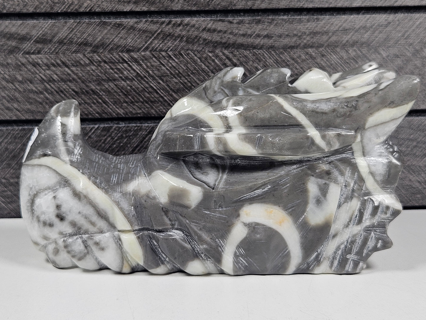 Sea Shell Jaspis Drakenkop 848 gram