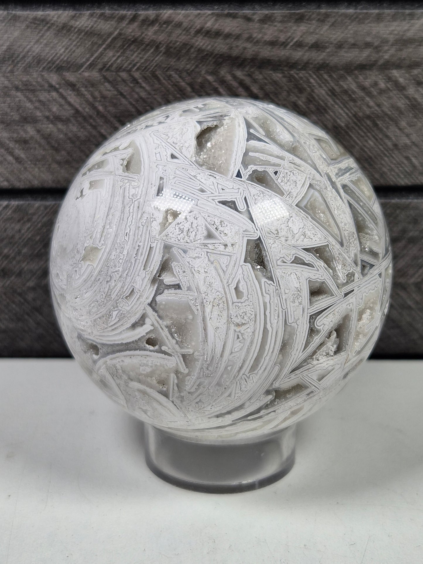 Witte Crazy Lace bol 360 gram