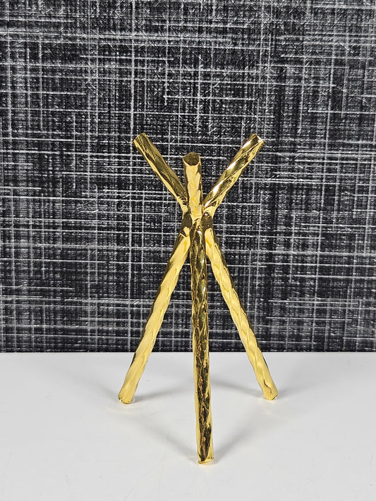 Bolhouder Driepoot goud S