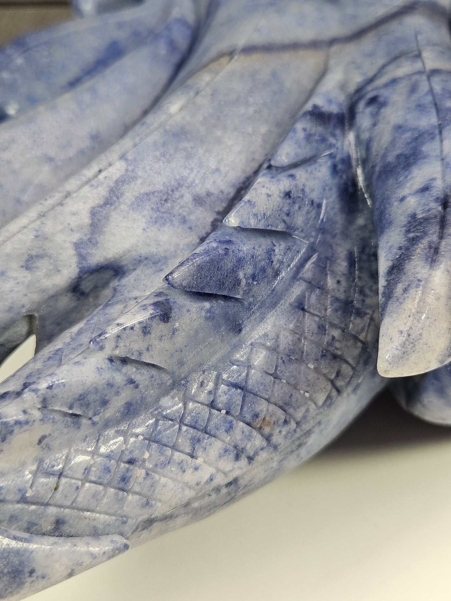 Blauwe Aventurijn Draak 2980 gram