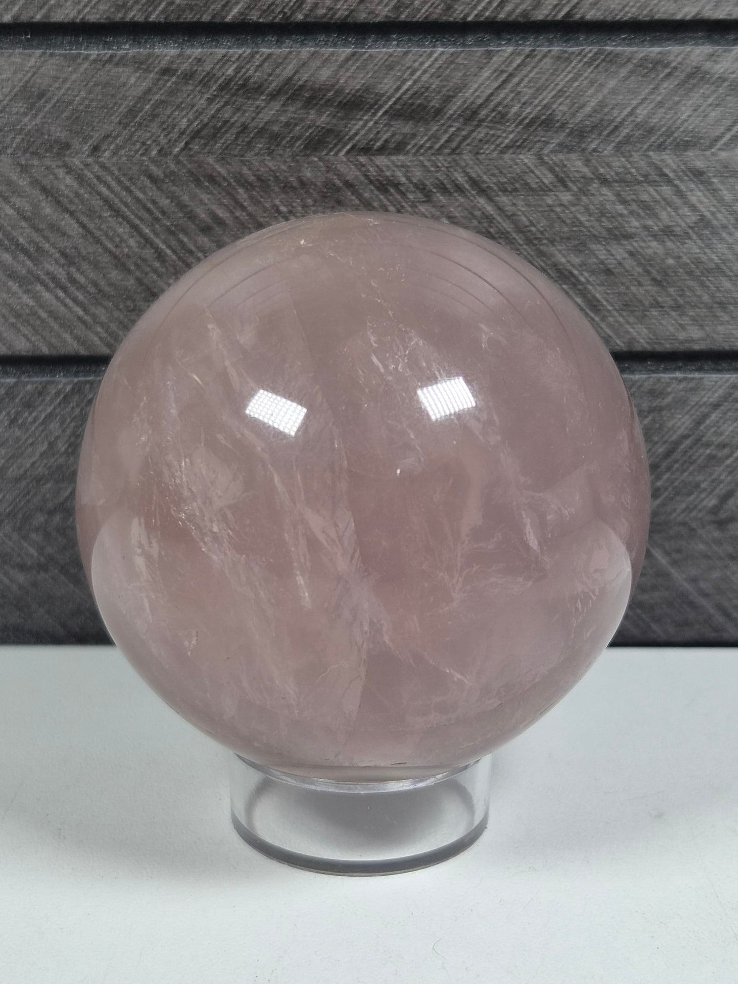 Rozenkwarts met Starflash bol 388 gram