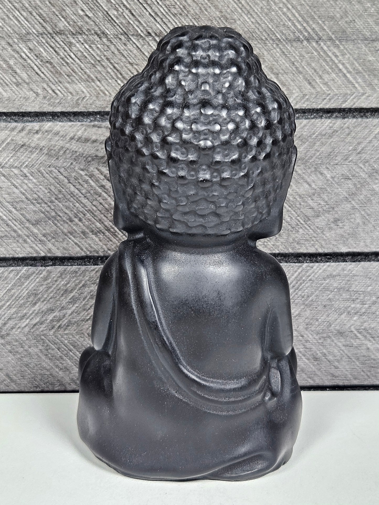 Zwarte Obsidiaan Buddha 380 gram