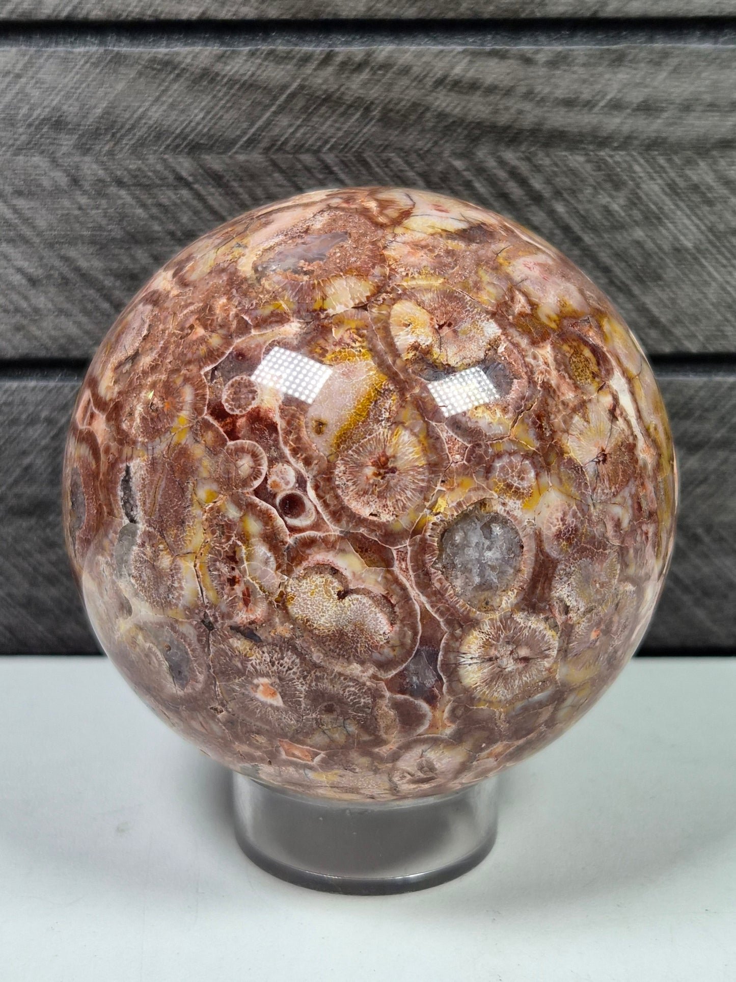 Orbiculair Indiaans Ryoliet bol 402 gram