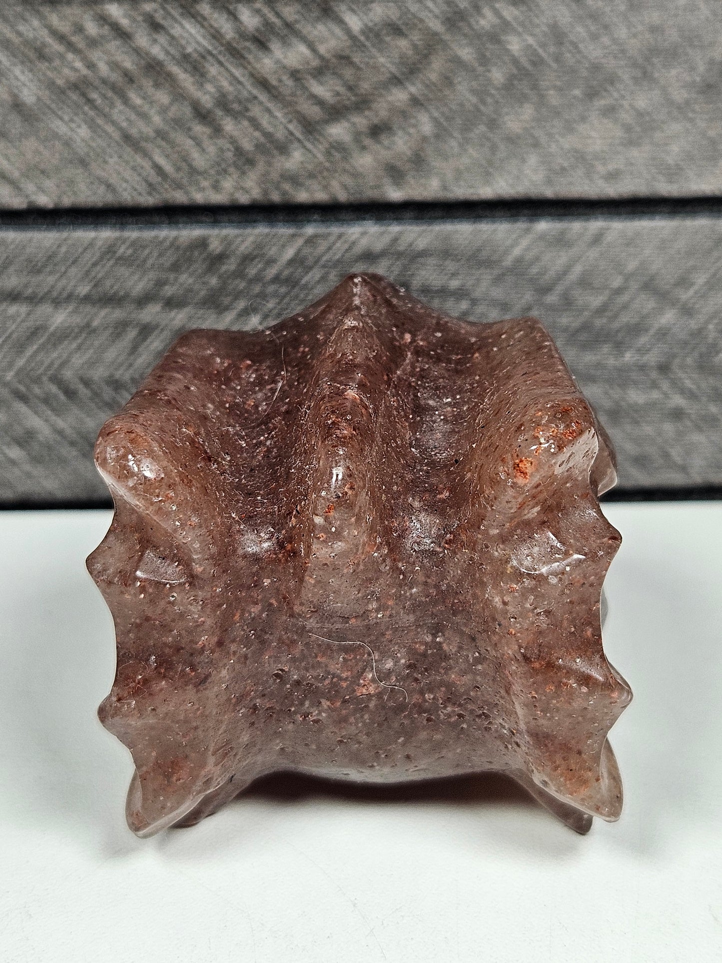 Erdbeerquarz Drachenkopf 270 Gramm