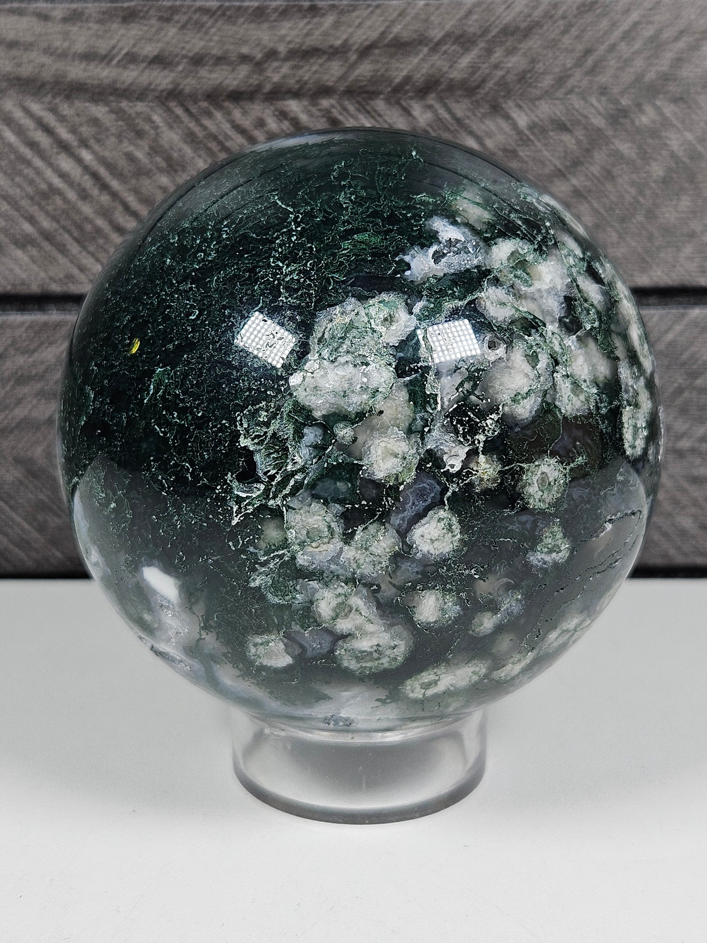 Mosagaat en Calciet bol 468 gram