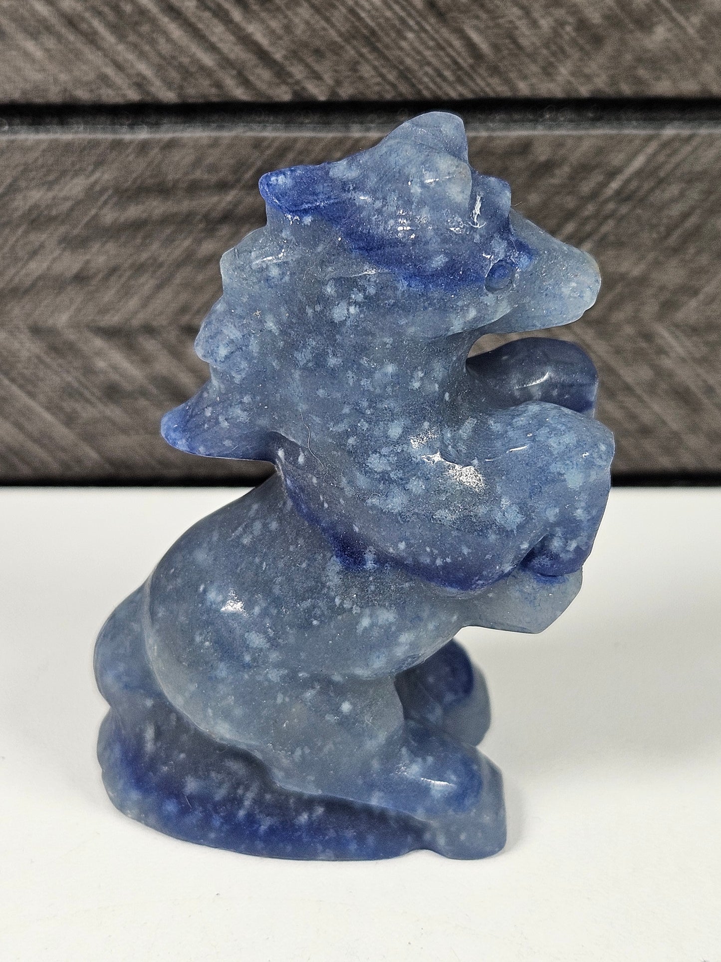 Blauwe Aventurijn Paard