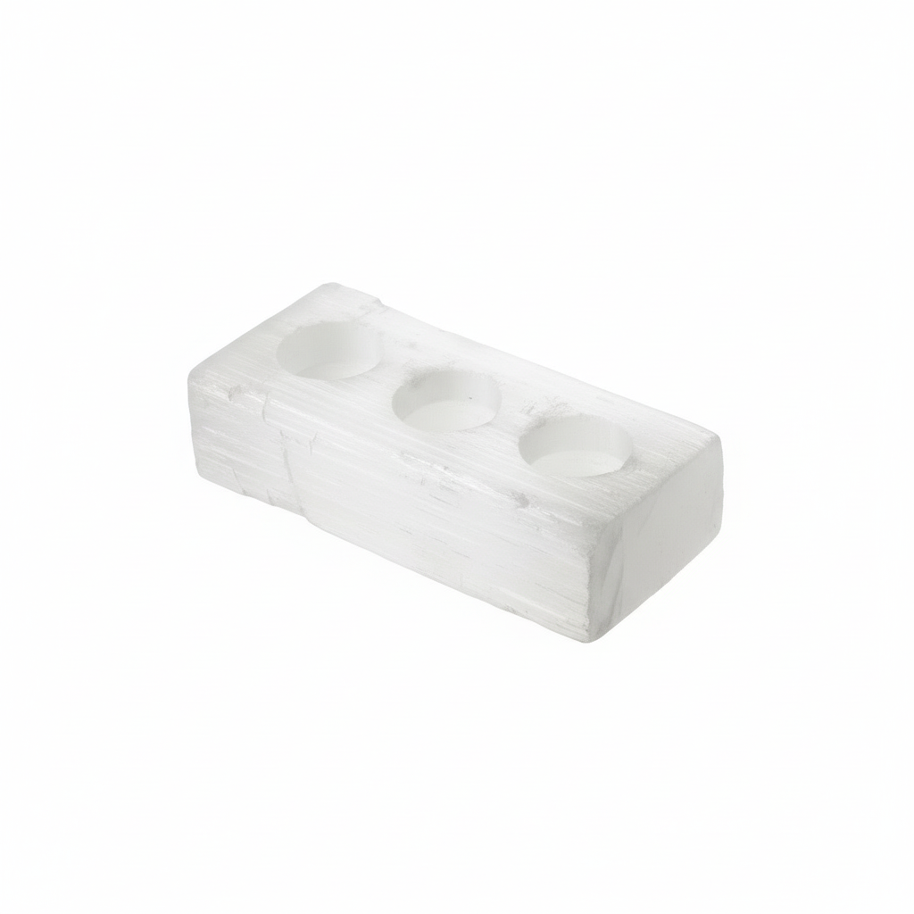 Seleniet 3-waxinelichthouder (ca 1,5kg)