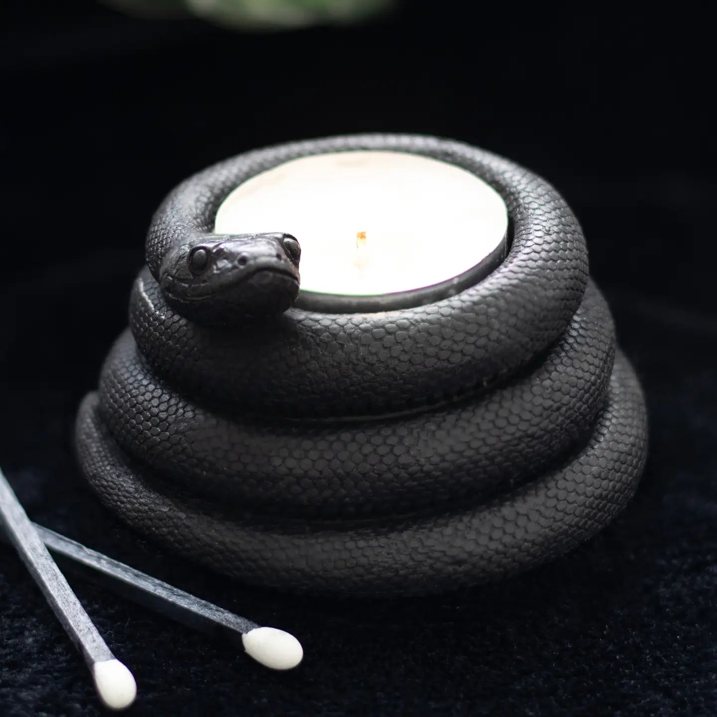 Waxinelichthouder Slang