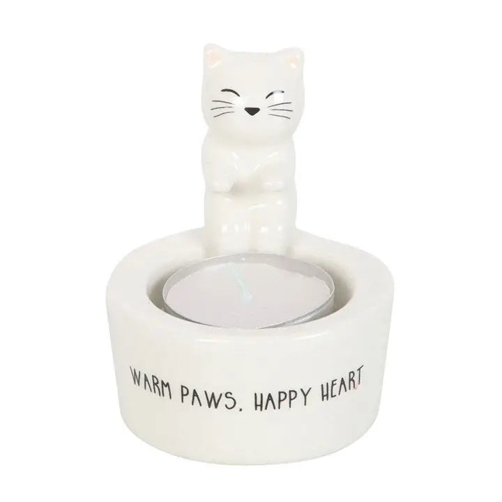 Waxinelichthouder Warm Paws. Happy heart.